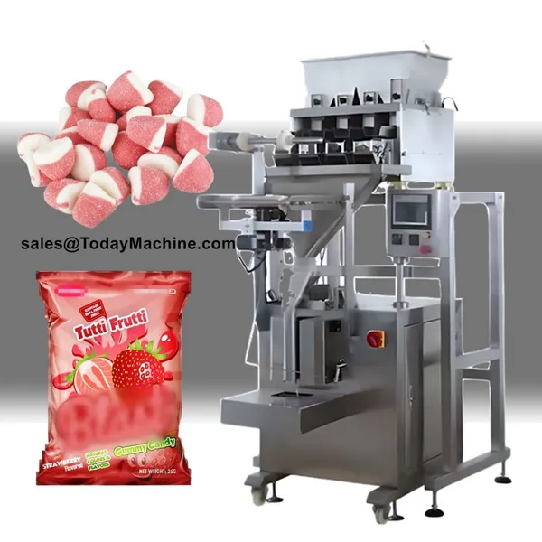 Automatic Bag Packing Machine Linear Weigher for Wolfberry Beans Seeds Peanuts Grains Crisps photo-4