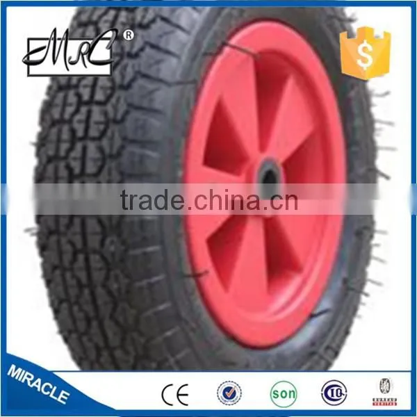 CHINA MRC Brand Small Pneumatic Rubber Hand Truck Wheel Wheelbarrow Wheel 3.50-8 photo-4
