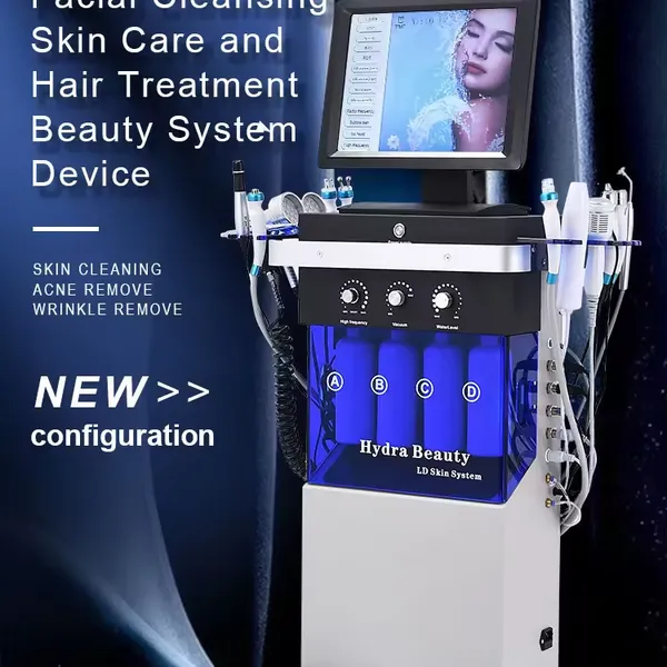 Professional 14 in 1 Aqua Peeling Machine Hydra Oxyge Jet Facial Diamond Dermabrasion Machine Hydro Facials Machine photo-3