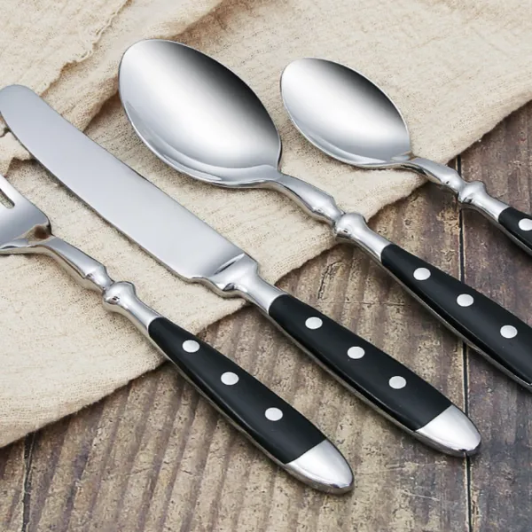 Stainless Steel Full Series Flatware- Knife, Fork, Spoon, ladle, and serving items