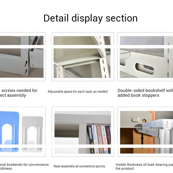 Retail Display Bookcase | HN-RC01 | Double Sided | Bookstop Design | Commercial Grade | Bookstore Shelving- OEM/ODM Factory photo-4