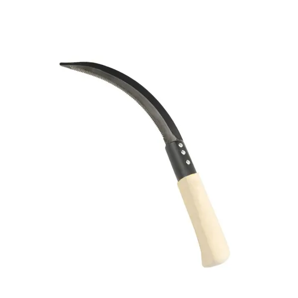 Factory Supply Sickle Blade Sickle Cutter Grass Cutter Sickle With Red Handle for Farming Gardening and Wholesale