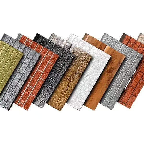 PU Foam Sandwich Panels Roof Fireproof Insulated Sandwich Wall Panel Building Boards of Metal Siding photo-4