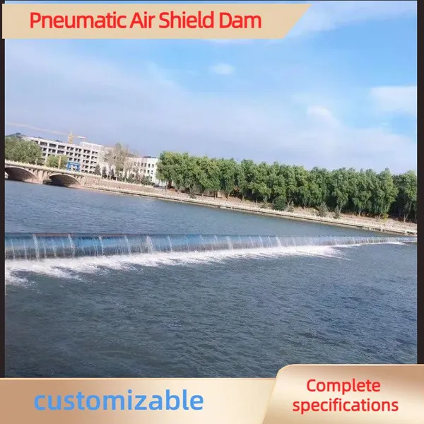 Anti-Corrosion Steel Dam Adjustable Pneumatic Shield Weir River Water Barrier Dam photo-2