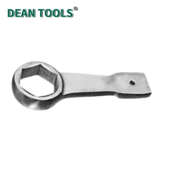 Striking Hexagonal Box Wrench 6 Point Slogging Spanner Hand Tool for Machinery Maintenance and Repair 304 Stainless Steel
