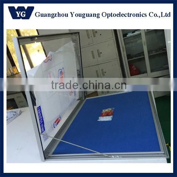 Outdoor Metal Hinged Sign Frames, Lockable Aluminum Outdoor Sign Frames