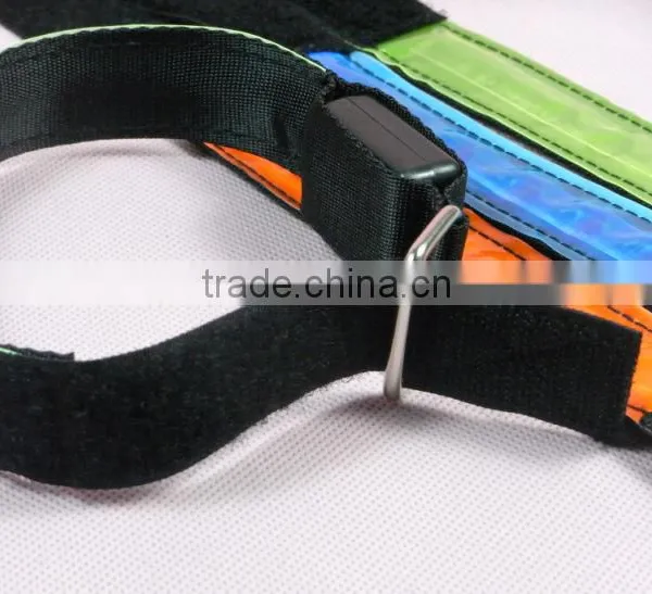 LED Light Flash Safety Arm Band Safety Lights Fiber Arm Bands photo-6