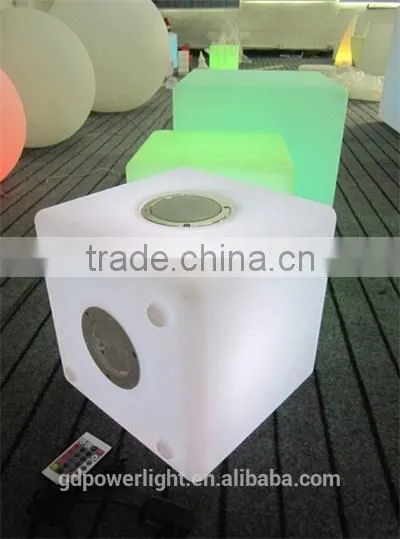 LED Luminaries Cube With Bluetooth Speaker Stereo 4343B5 photo-5