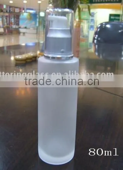 Cosmetic 80ml Glass Lotion Bottles,cosmetic Glass Bottle
