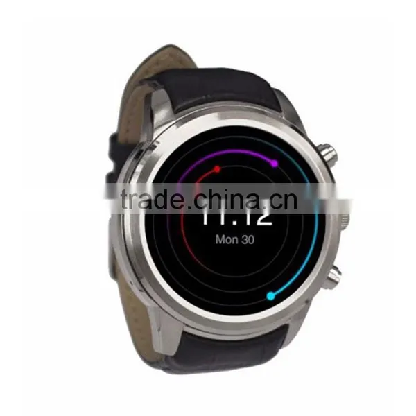 X5 Amoled Screen 1.4" Dual Bluetooth 2.1/4.0 Android 4.4 OS MTK6572 Low Cost 3G Smartwatch photo-4