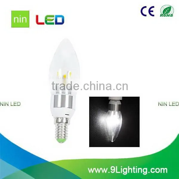 China Latest Glass Shape Led Candle Light Bulb photo-5
