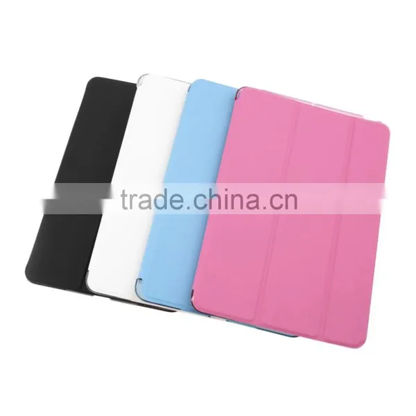 Ultra Slim Tri-Fold PU Leather Case With Crystal Hard Back Smart Stand Case Cover for IPad Mini 1 2 3 7.9" Tablet Flip Cover photo-4