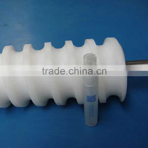 OEM Polymide Nylatron Convey Spiral Screw Rod Cnc Machined Plastic Nylon PA66 Feed Screw Rod Quality Choice photo-3
