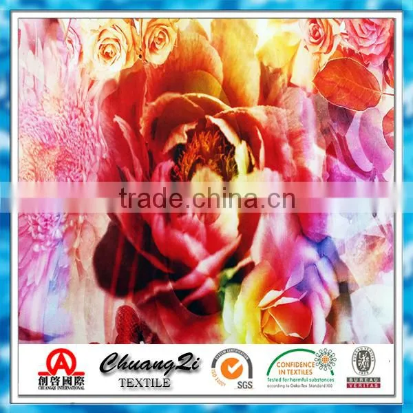 Printing Fabric Flowers for Garment Fabric photo-4