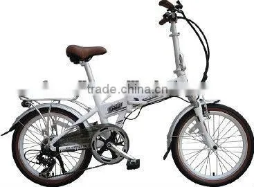 20'' Aluminium Folding Electric Bicycle With Inner Lithium Battery