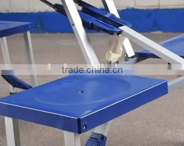 Portable Plastic Folding Picnic Table and Chairs photo-6