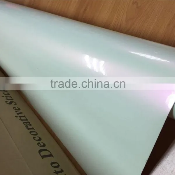 Very Strong Flexible Pearl White Chameleon Vinyl Film With Air Bubble Free 1.52*20m photo-6
