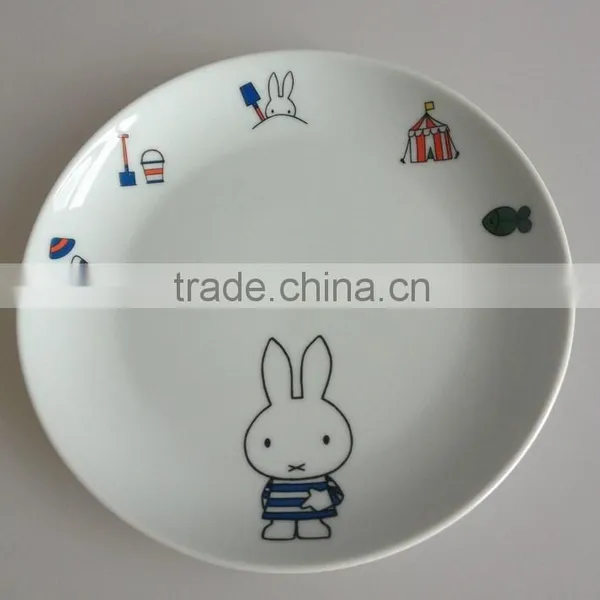 Hot Sale Ceramic Soup Plate With Flower Design / Flower Design Ceramic Porcelain Deep Dishes Plates photo-2