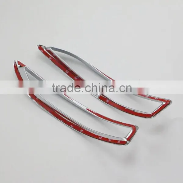 ABS Chrome Auto Accessories Rear Fog Light Lamp Cover For BMW X1 2016 photo-3