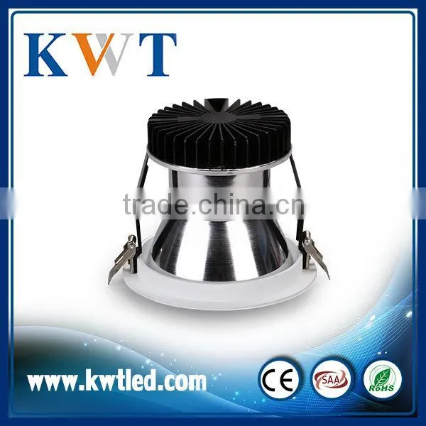 CE/RoHS/SAA/TUV/GS Approval High Power KWT 6inch-10inch Anti-glare Commercial COB LED Downlight photo-4