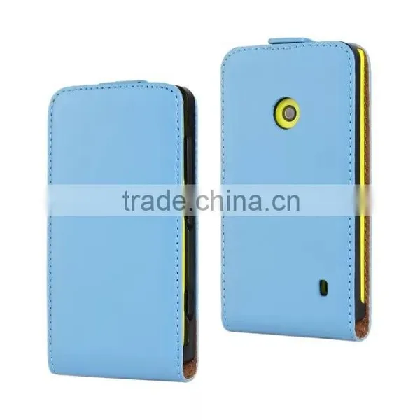For Nokia 525 Case Cover Luxury Pouch Top Leather Flip Bag photo-6