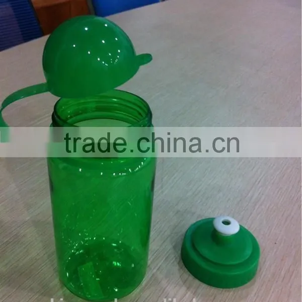 16oz BPA Free Plastic Kids Water Bottle With Suction Nozzle Lid/plastic Sports Bottle /outdoor Drinking Bottle
