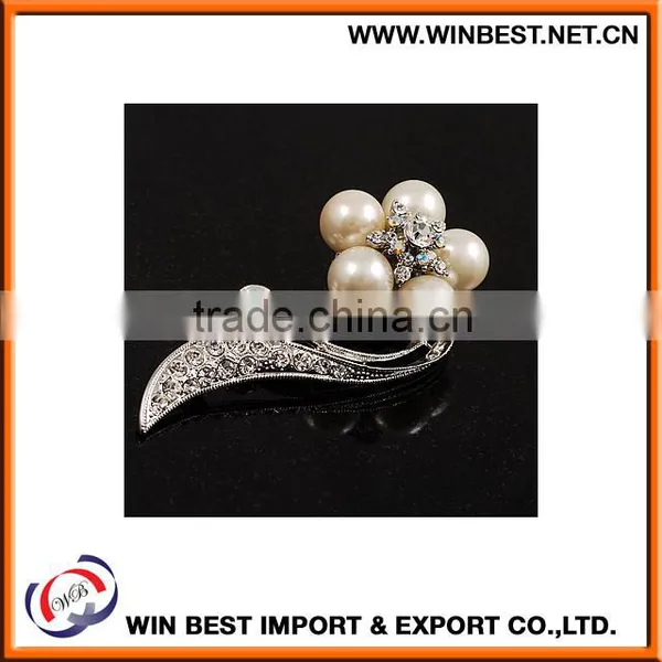 China Supplier Vintage Rhinestone Brooch photo-4