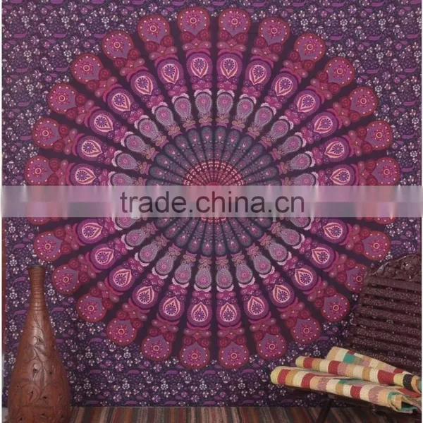 Cotton Mandala Tapestry Indian Tapestry Wall Hanging Hippie Wall Tapestries