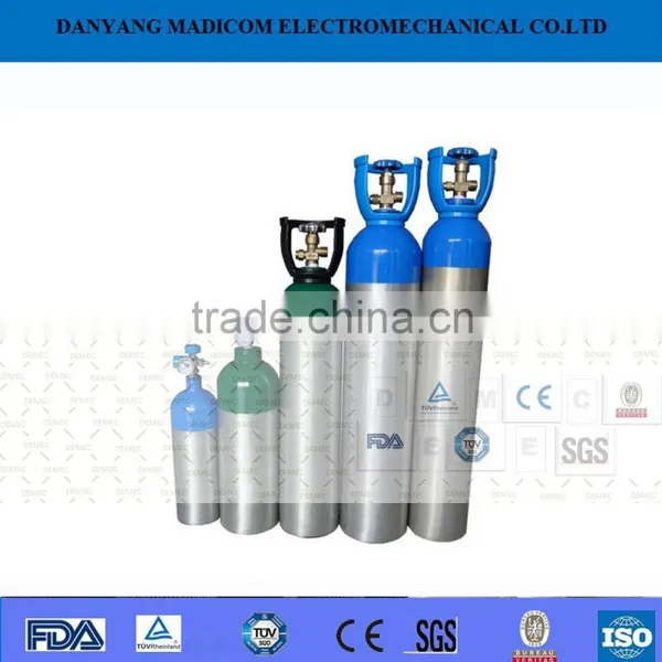 1-50L Aluminum Gas Cylinder ISO Standard