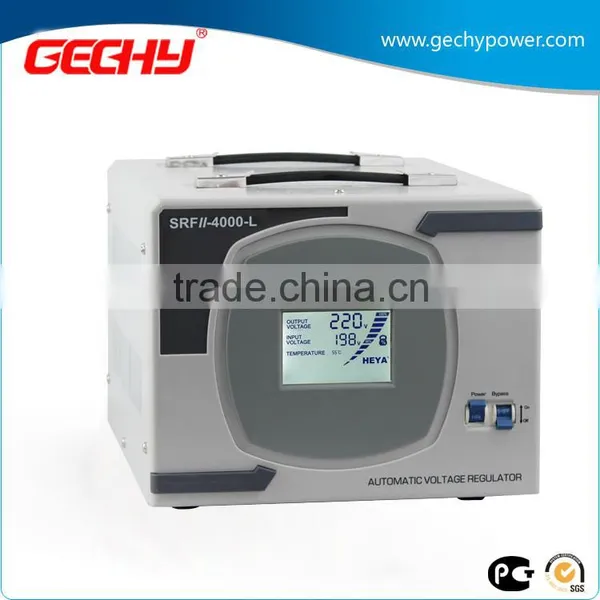 SRFII-4000-L Relay Control Type Stabilizer LCD Digital Display AC Voltage Regulator/stabilizer/AVR