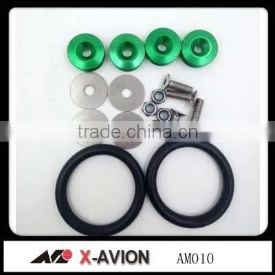 Green Color Rear or Front Bumpers Quick Release Fasteners photo-2