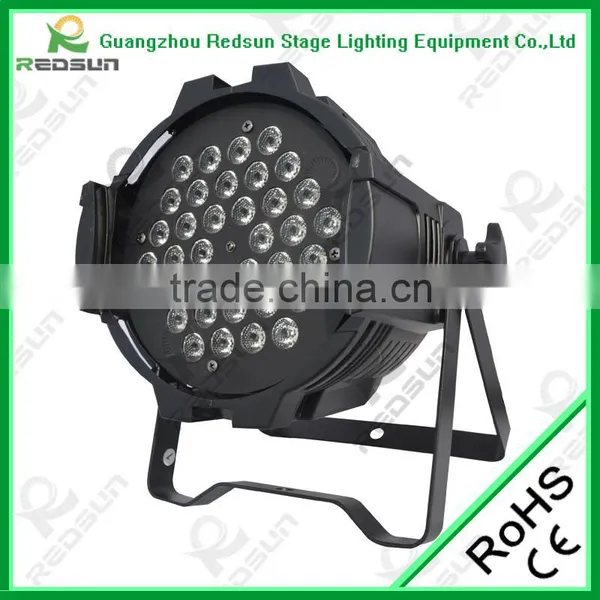 Professional Indoor and Outdoor Hot Selling 36pcs 3W 3in1 Cast- Aluminum LED Par Light photo-4