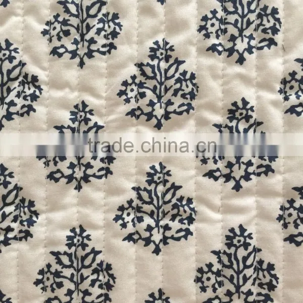 Quilted Fabric, Printed Embroidered Stripe Quilting Fabric,printed Quilted Coat Fabric