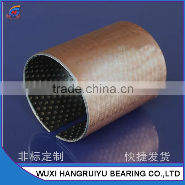 30mm Bore Sintered Cast Bronze Bushing Sleeve Bearings 35 mm Length With Self - Lubricant Reservoirs photo-3