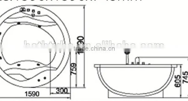 UPC Free Sex Usa Massager Bath Hot Tub,sexy Massage Hot Tub,sex Family Hot Tub photo-2