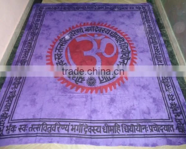 New Mantra om Printed Bedsheets Tapestry photo-4