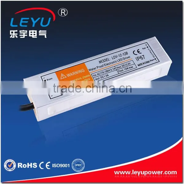 IP67 Design LDV-18-12 Waterproof 180~264VAC 18w 12v Led Driver photo-6