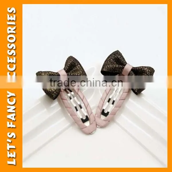 PGHD0314 Felt Bow Hair Clips ,bow Snap , Fashion Bowknot Clip photo-2