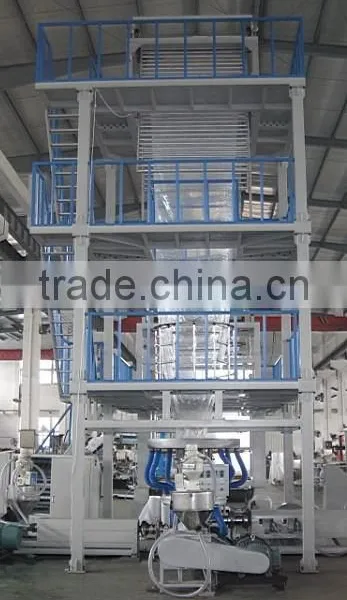 Blow Moulding Film ABC 3layer Co-Extrusion Blown PE Film Machine Full-auto Three Layer Coextrusion Film Blowing Machine