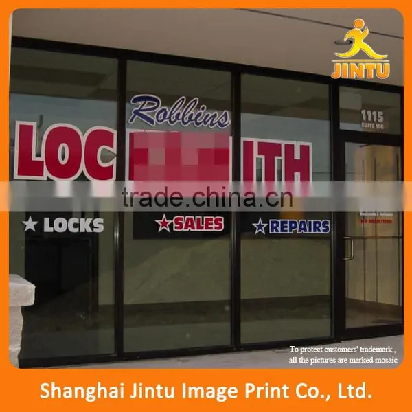 Self-adhesive Waterproof Custom Die Cut Letter Window Sticker photo-3