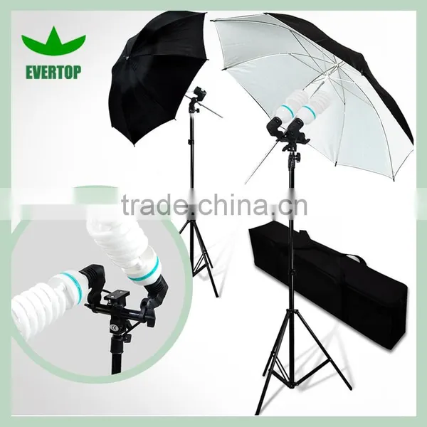TS-ULK03 Photo Studio Reflective Umbrella Continuous Lighting Kits With Double Head