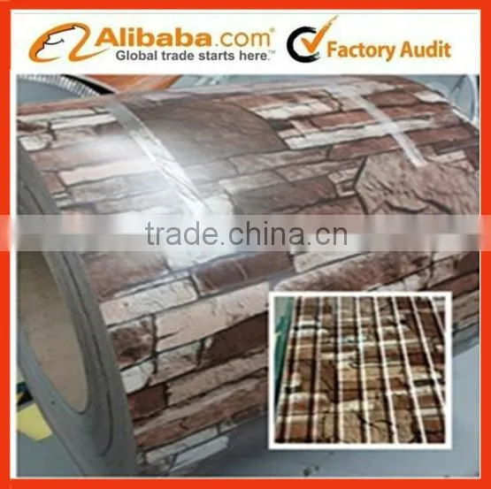 New Brick Pattern PPGI Zinc Hot Dipped Steel Coils/Plates , Hot Sale ! photo-4