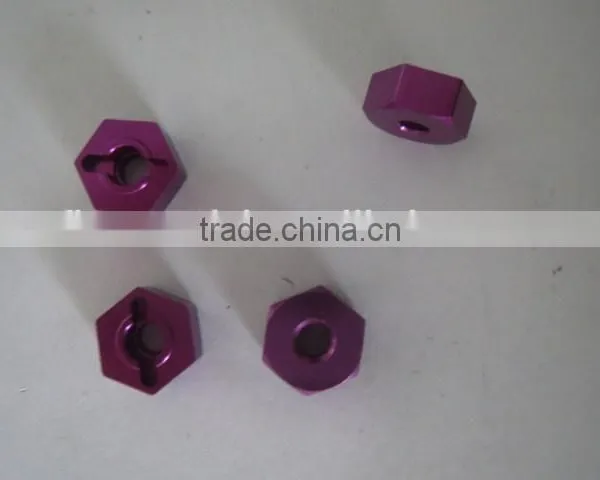 1/10 rc Car Upgrade Spare Parts 102042 Wheel Hex Nut(Al.) photo-3