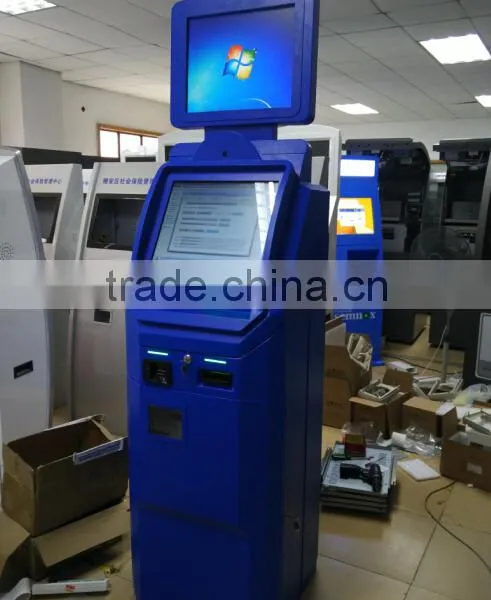 Payment Kiosk Manufacturer Dual Screen Bill Payment Kiosk With ad Player