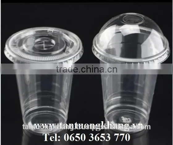 SEDEX, WCA INTERTEK Audited Plastic Cup With Lid,Customized Print and Packaging Upon Request
