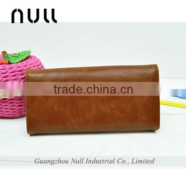 China Supplier Custom Leather Elegance Wallets for Young Lady photo-5
