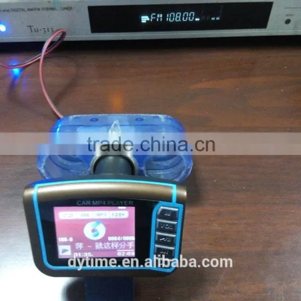 Car Mp4 Player fm Radio Transmitter fm Modulator Audio Video rf Modulator photo-5