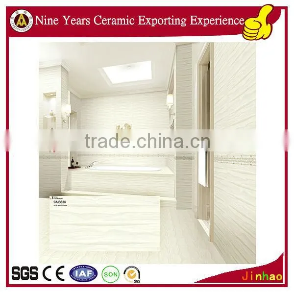 Decorative ceramic bathroom wall tile borders