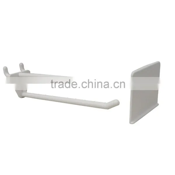 HIGH QUALITY OEM Black Plastic Pegboard Display Hook / Peg Board Hook With Price Tag photo-2