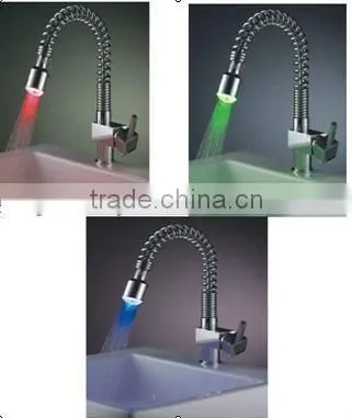 Luxury Led Kitchen Water Tap Color Changing Water Tap